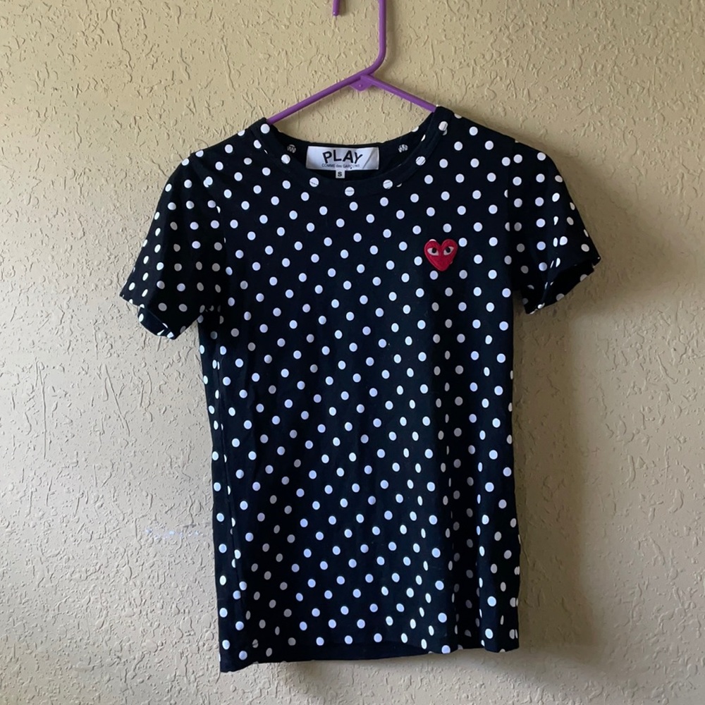Comme des garçons polka dot tee